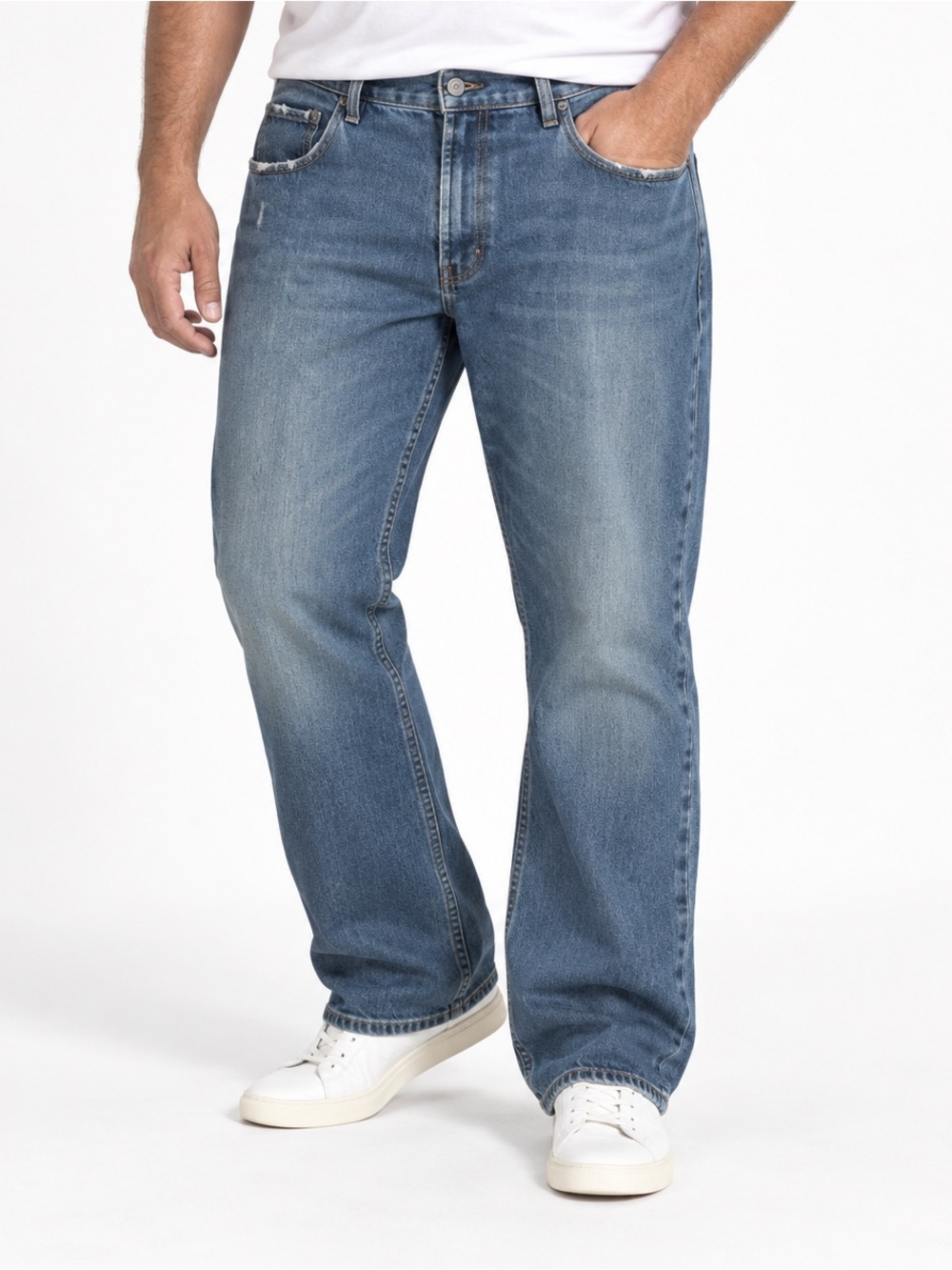 Old Navy Men’s Boot-Cut Jeans 40x32 Medium Blue 100% Cotton